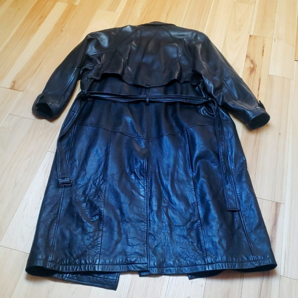 Michael Hoban North Beach Leather Duster Size 46 - Picture 2 of 9